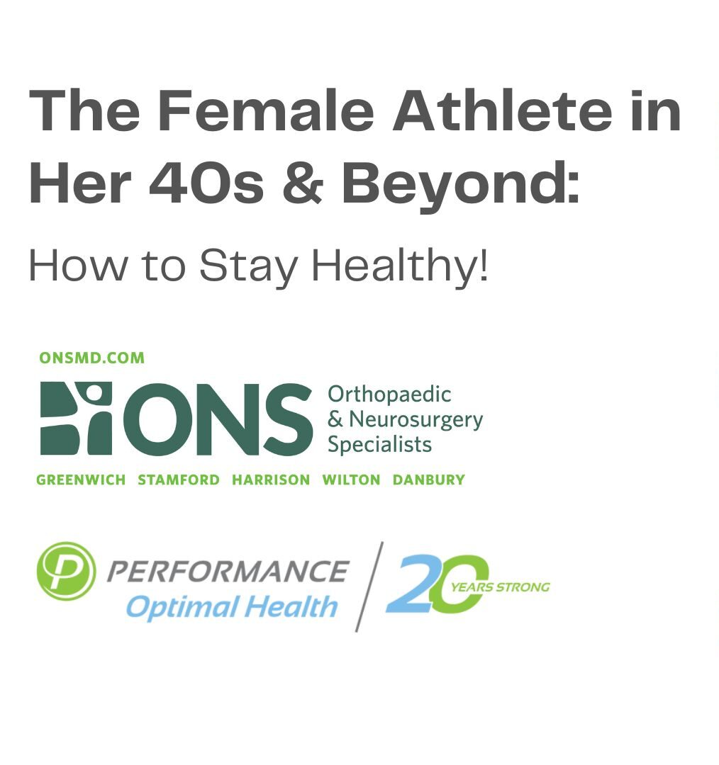 The Female Athlete in Her 40s and Beyond: How to Stay Healthy Virtual Seminar